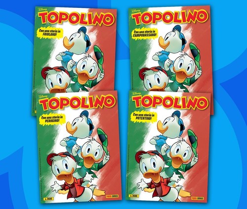 Topolino 3686 variant set - topolino,